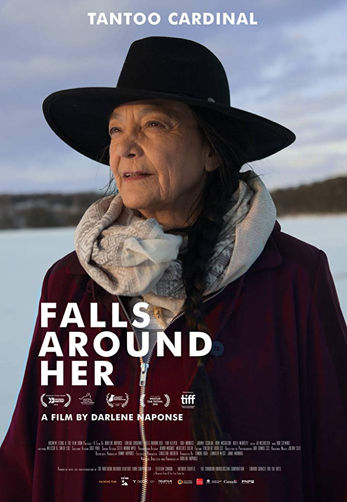 Poster for the film Falls Around Her