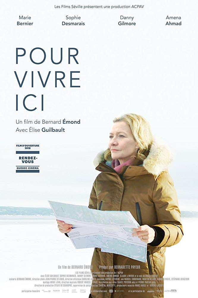 Poster for the film Pour vivre ici